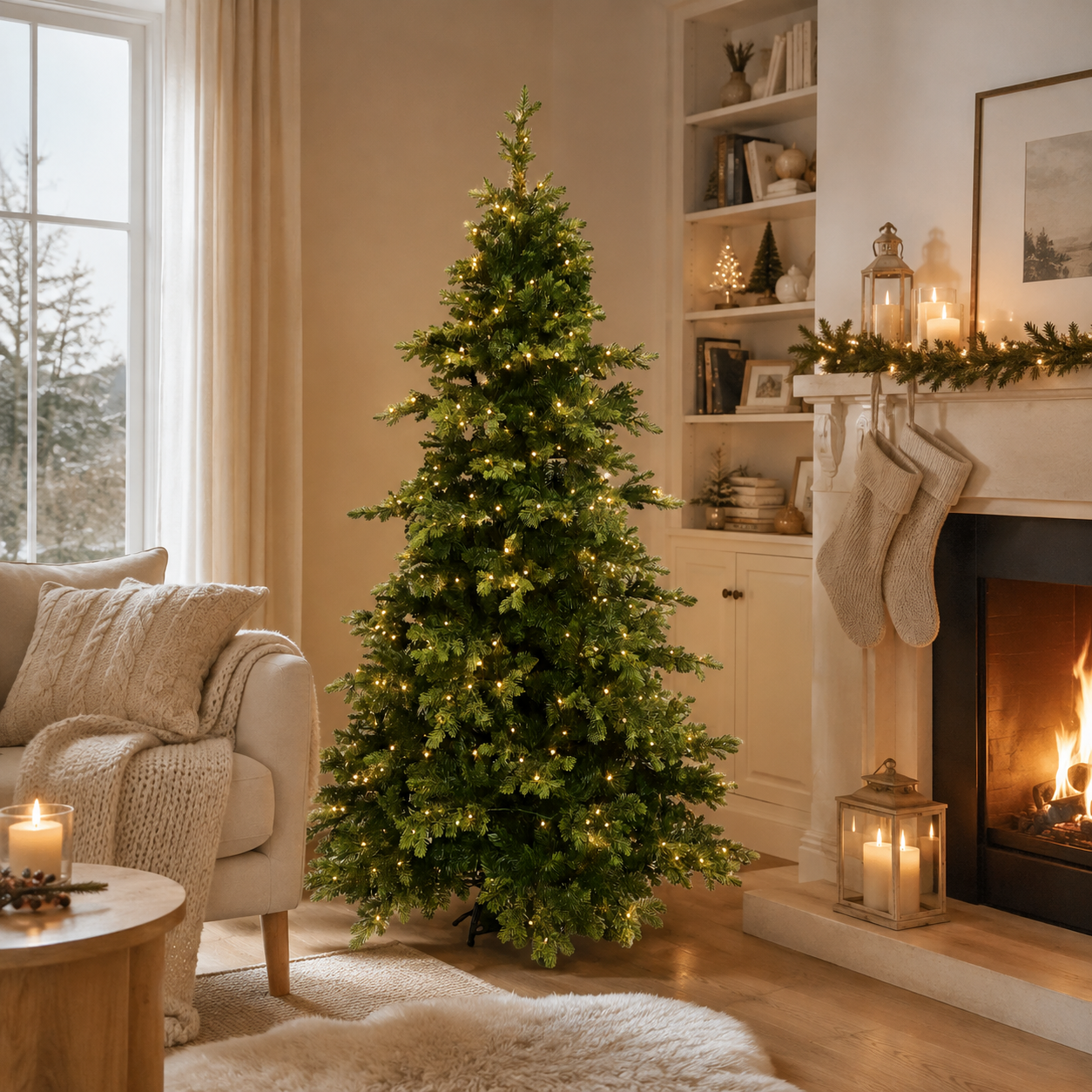 Albero Di Natale Golden Berry con Led integrati | Xone