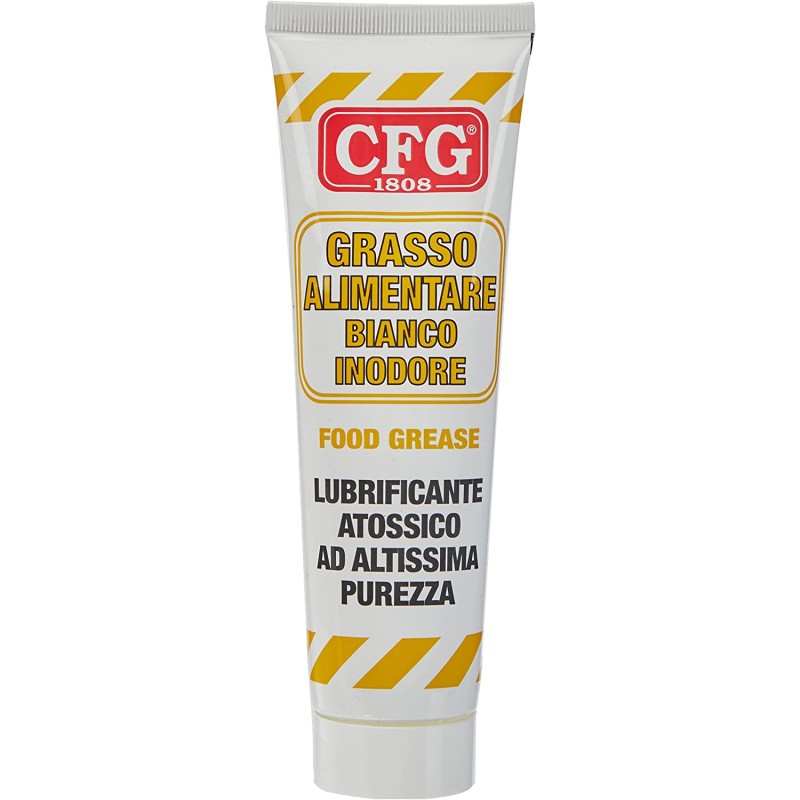 Grasso alimentare inodore bianco tubo ml125