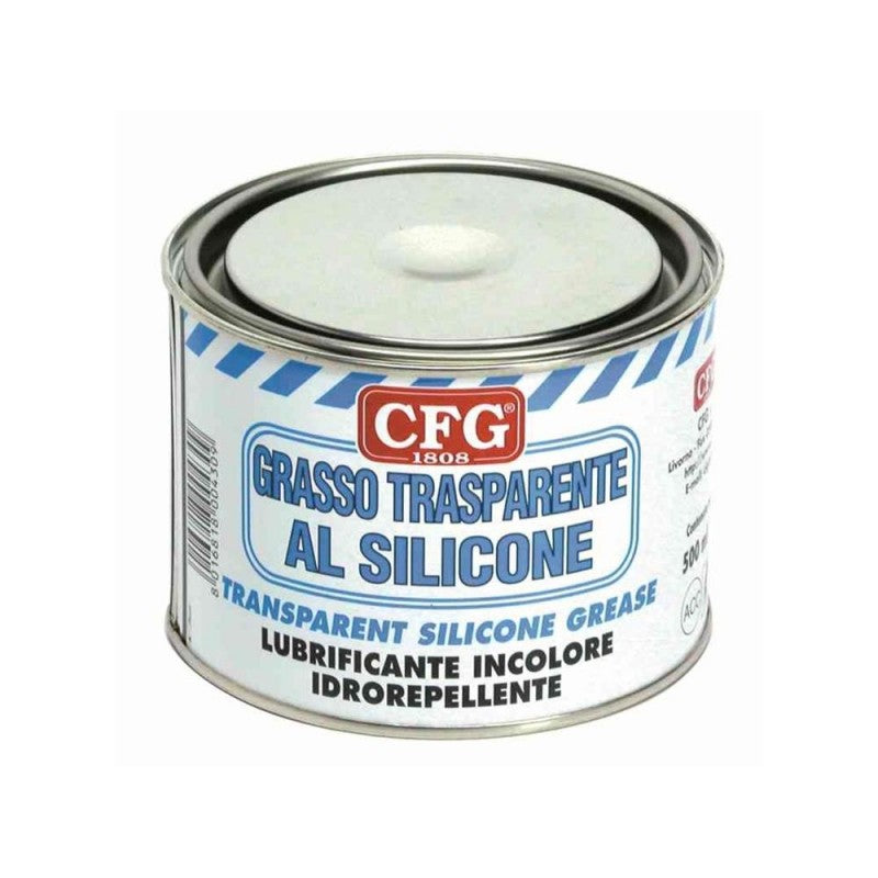 Grasso trasparente al silicone