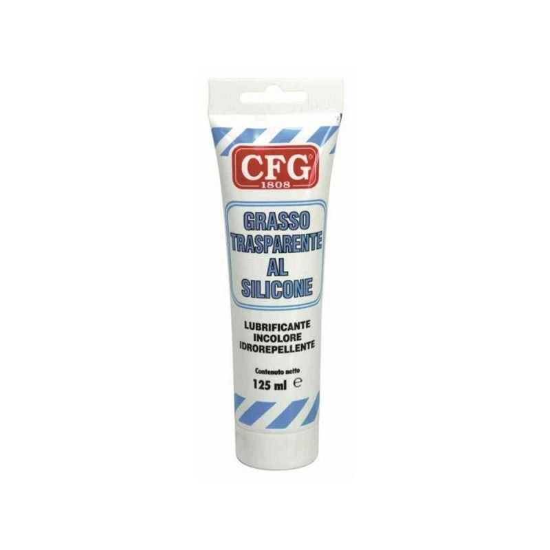 Grasso trasparente al silicone