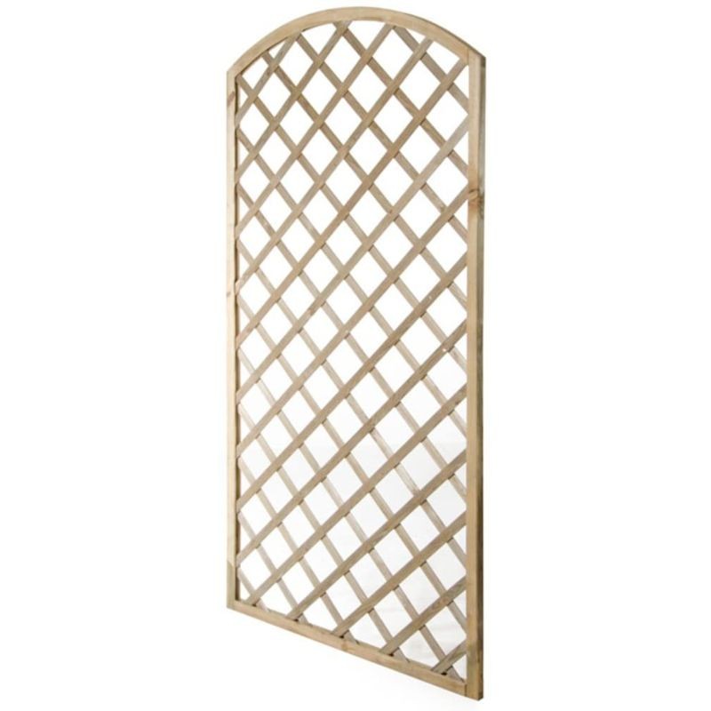 Grigliato in legno impregnato ad arco Verdelook