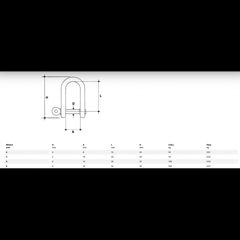 Grillo diritto inox 316