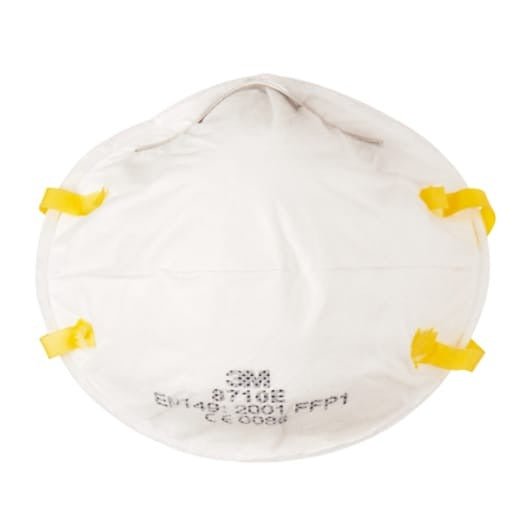 3M 8710 Respiratore FFP1 Antipolvere Senza Valvola | Confezione 20 Pezzi - Perrone Shop