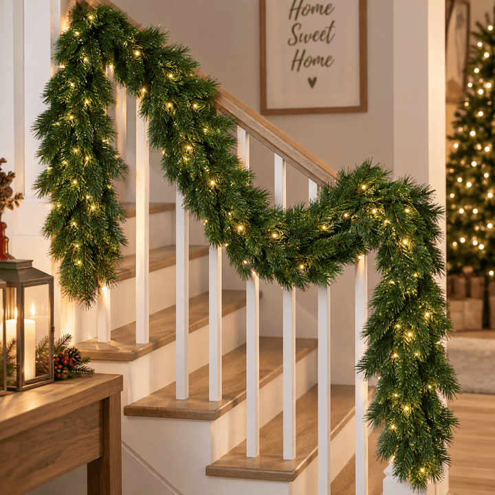 Festone Holiday 270cm con 300 Led PE+PVC | Xone - Perrone Shop