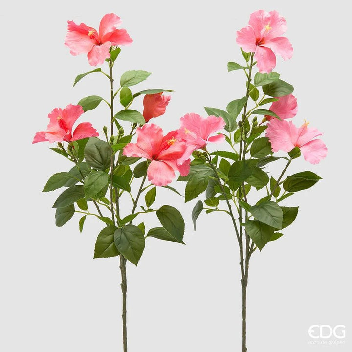 Ramo Hibiscus artificiale H90cm | EDG - Perrone Shop