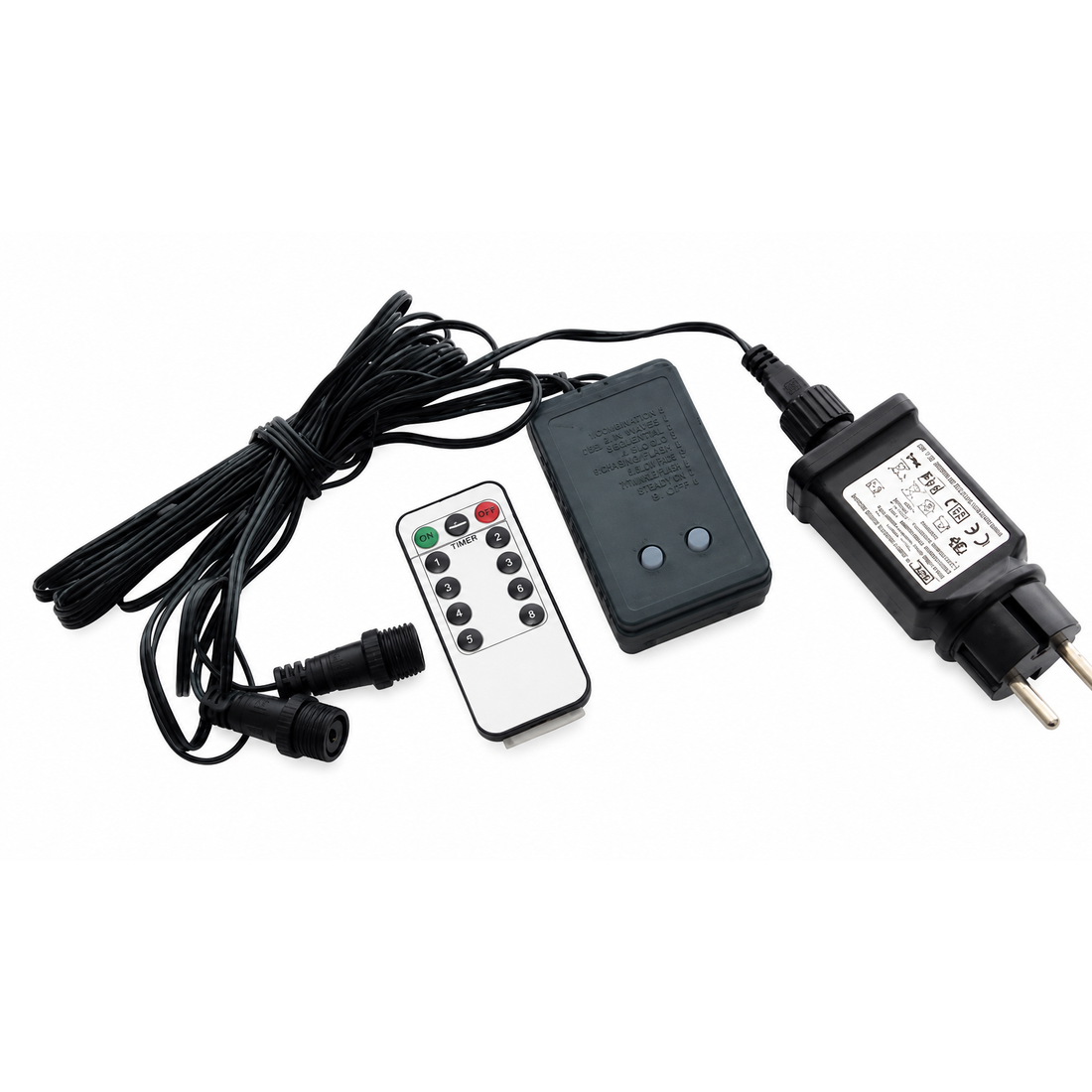 Trasformatore 24V con Telecomando 8 Funzioni L.500 cm | Kaemingk