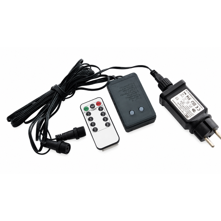 Trasformatore 24V con Telecomando 8 Funzioni L.500 cm | Kaemingk