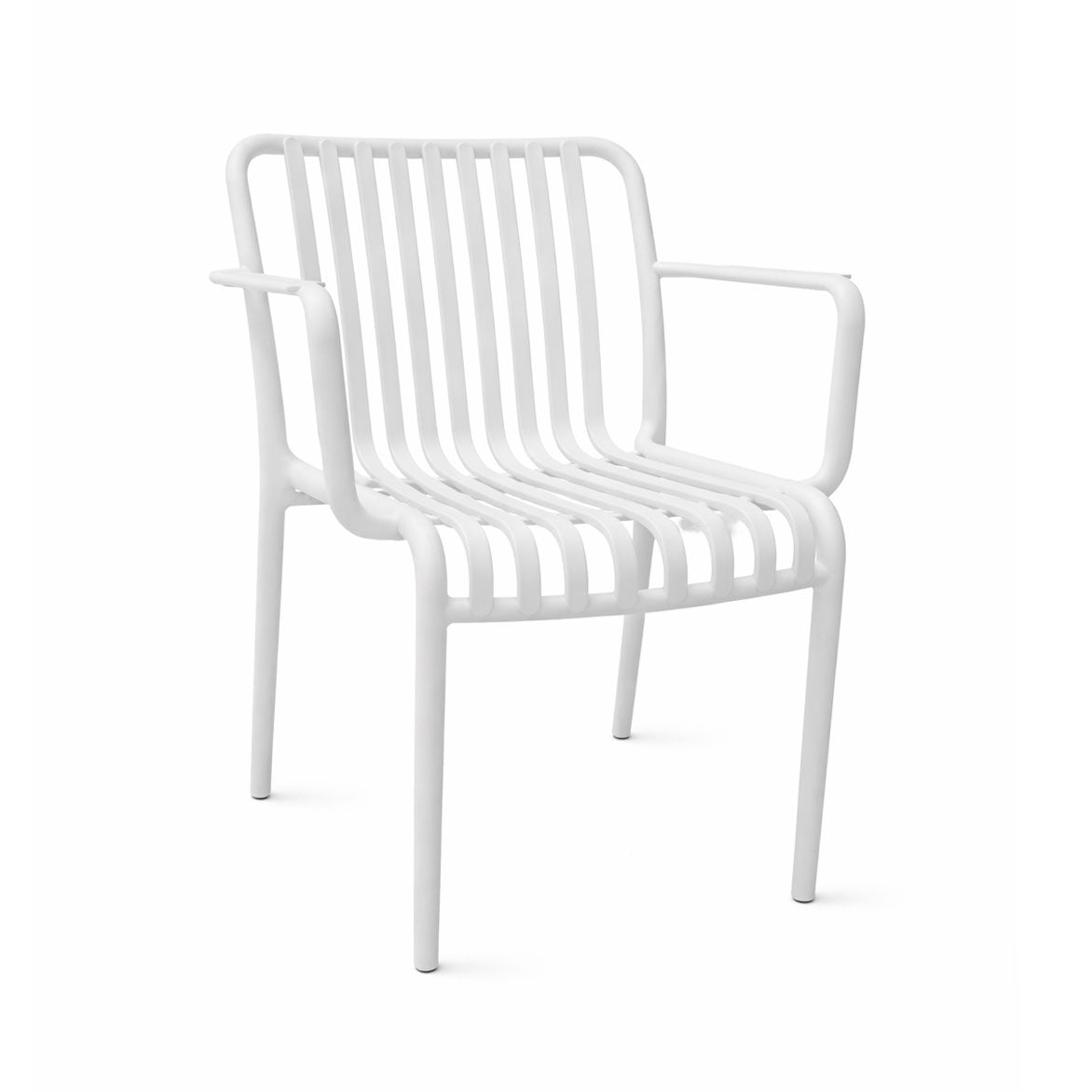 Sedia da giardino con braccioli in polipropilene colorata Ines Xone