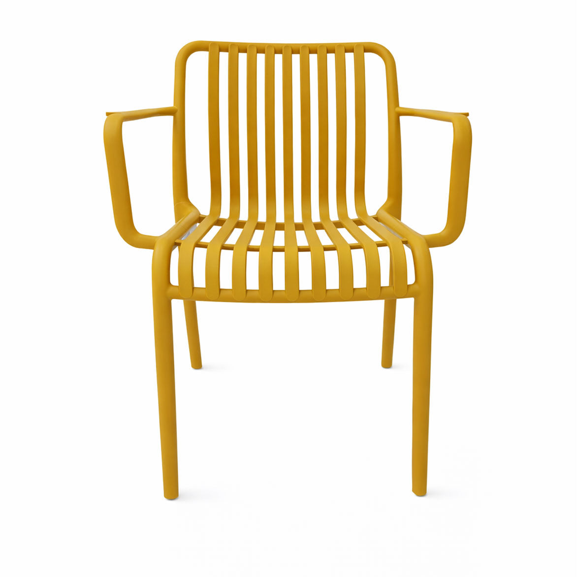 Sedia da giardino con braccioli in polipropilene colorata Ines Xone