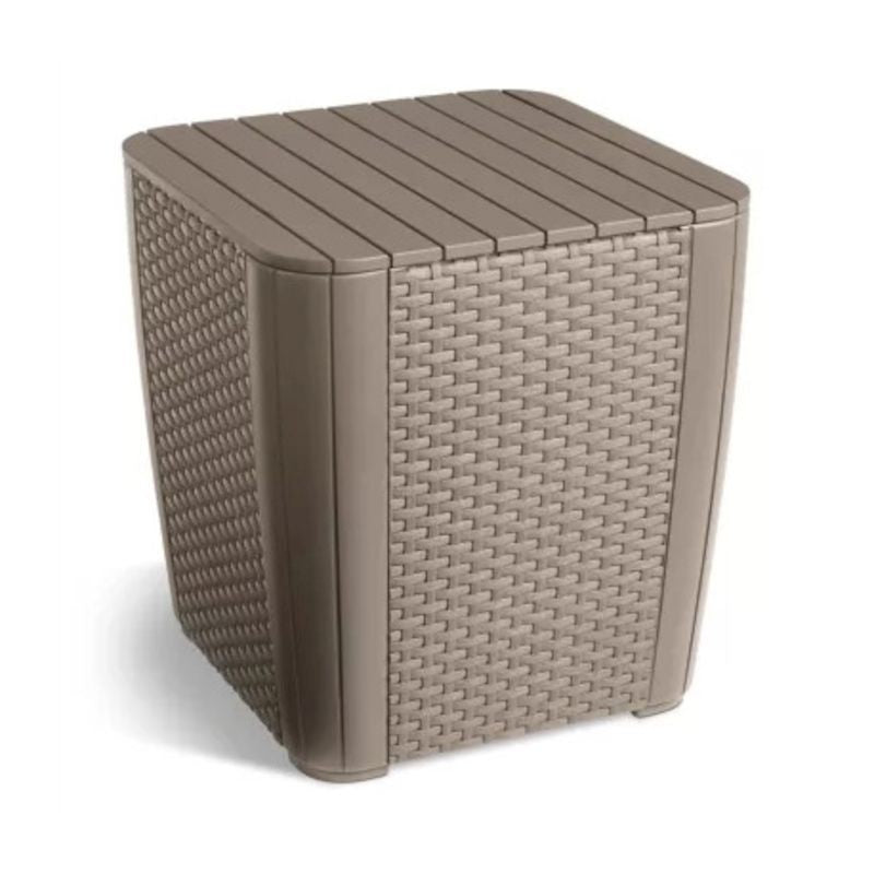 Set da giardino con cuscini cappuccino Iowa Balcony Keter