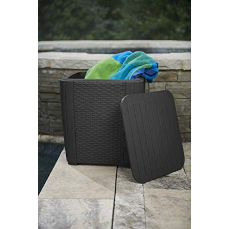 Set da giardino con cuscini grafite Iowa Balcony Keter