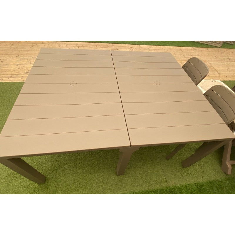 Tavolo da giardino doppio cappuccino Julie