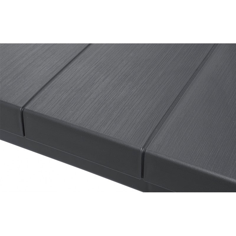 Tavolo da giardino doppio grafite Julie