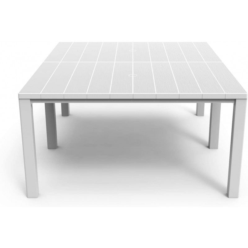 Tavolo allungabile da giardino bianco Julie Double