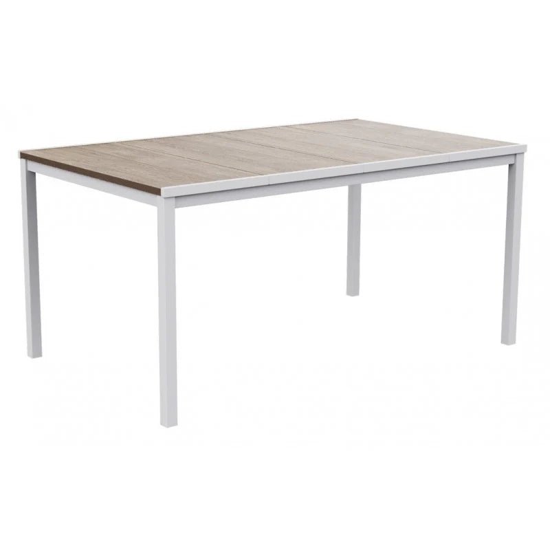 Set tavolo Porto Bianco + 6 sedie Julie Bianco - Perrone Shop