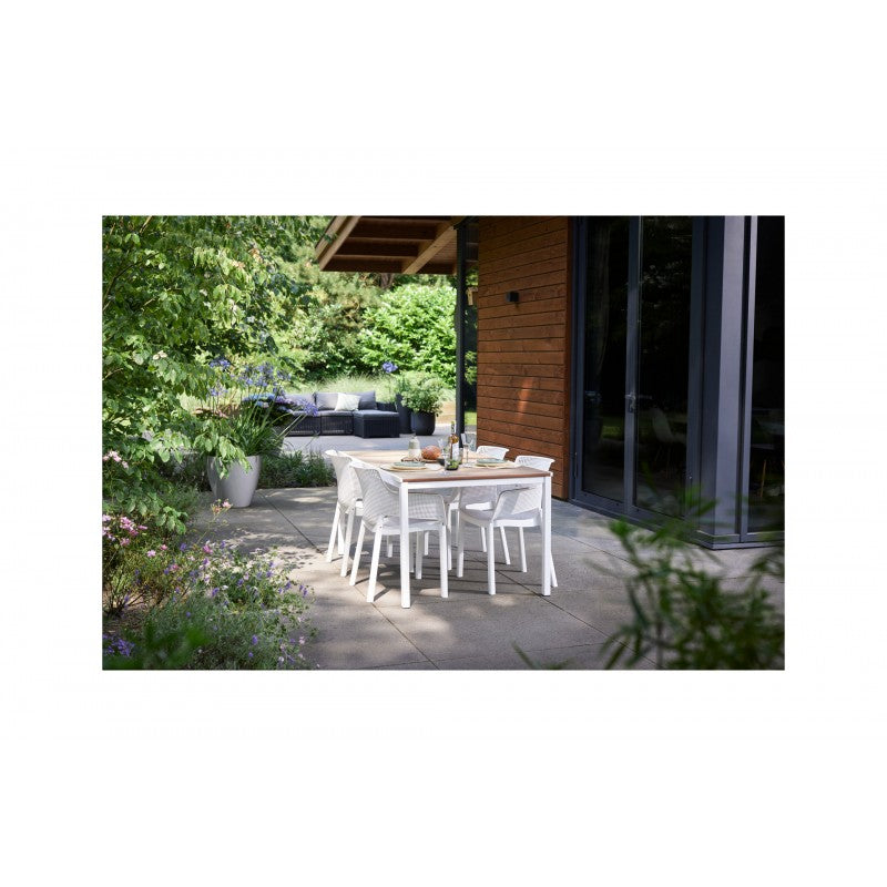 Keter tavolo da giardino Porto bianco 160cm