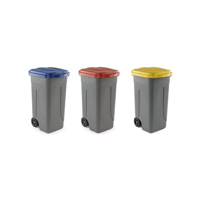 Kit 3 bidoni raccolta differenziata