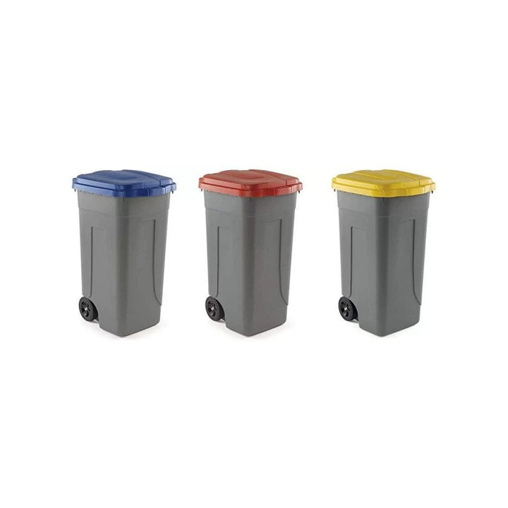 Kit 3 bidoni raccolta differenziata