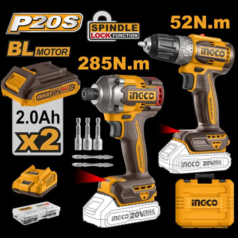 Kit Trapano Cdli20453e  +avvitatore Ad Impulsi  Cirli2028e
