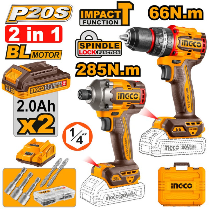 Kit Trapano Cidli206681 + Avvitatore Cirli20281