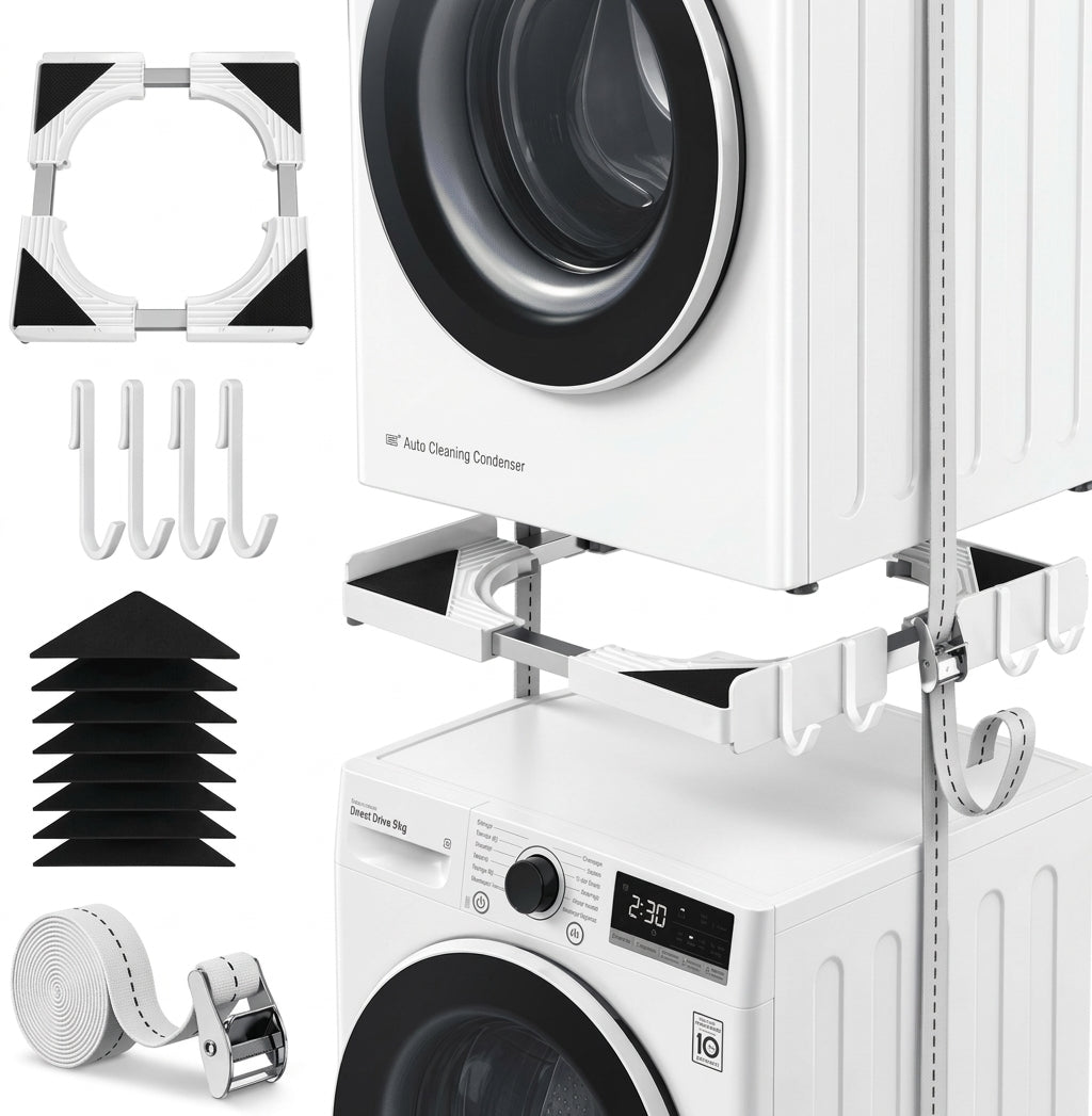 Kit Sovrapposizione Lavatrice e Asciugatrice 46–66 cm - Perrone Shop