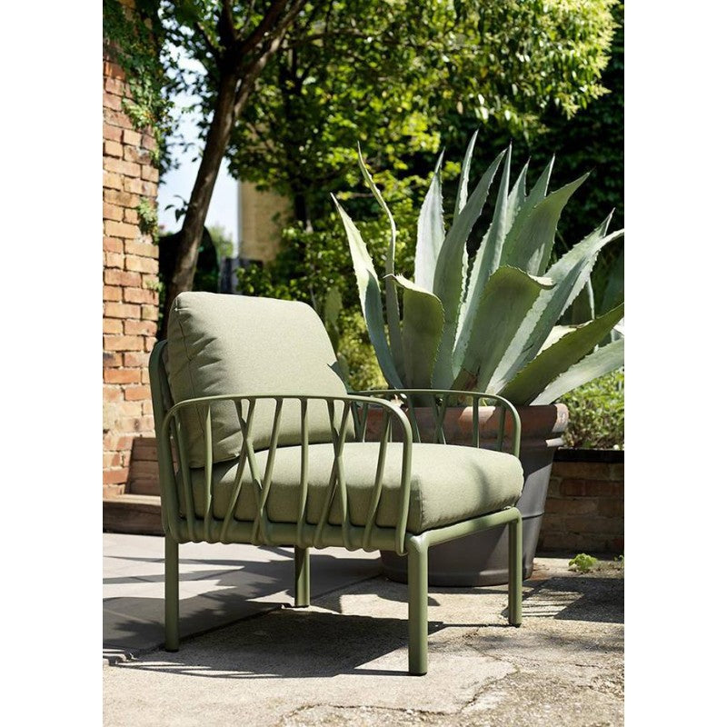 Poltrona da giardino tortora e avocado Komodo Nardi