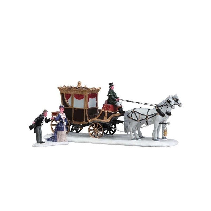 Arrivo della duchessa in carrozza - Lemax