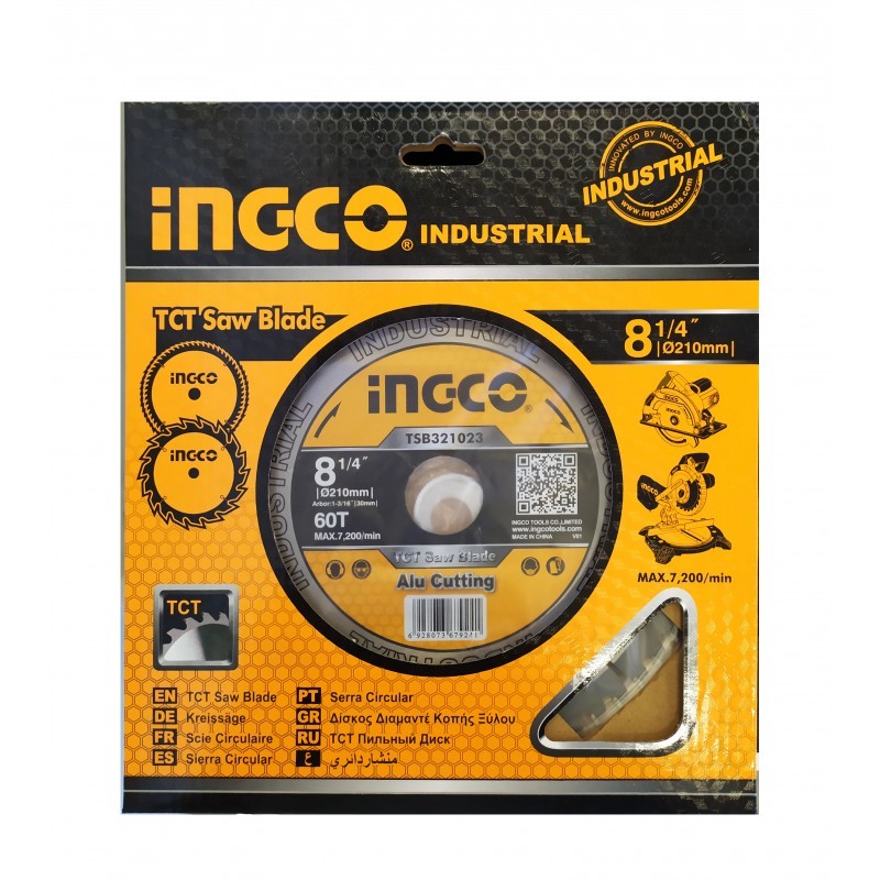 Disco di ricambio sega circolare 210mm - 60 denti