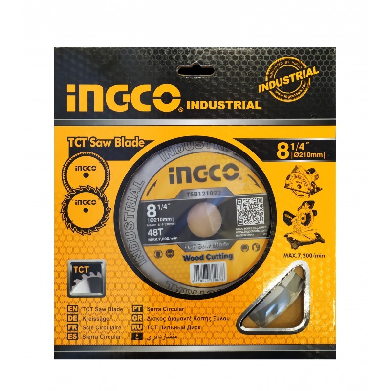 Disco di ricambio per sega circolare Ingco 210 mm