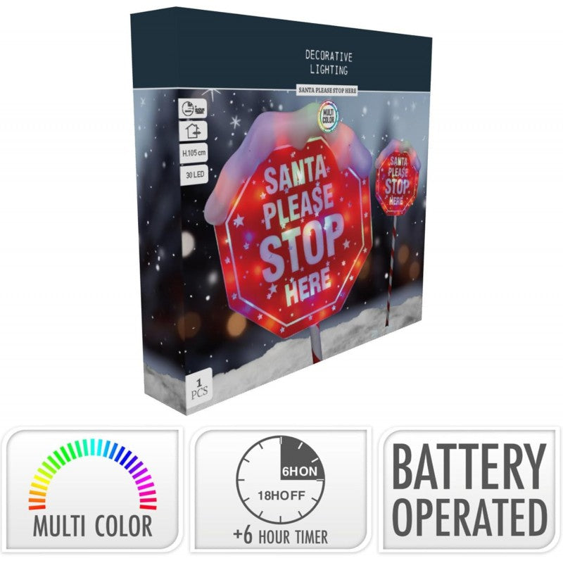 Decorazione natalizia a Led 105cm