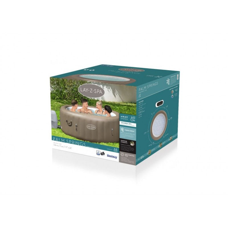 Piscina gonfiabile Idromassaggio Lay-z-spa Palm Spring Bestway