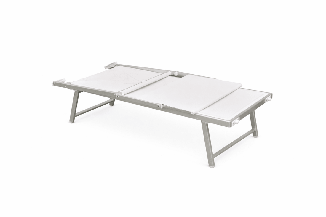 Lettino prendisole bianco Spiaggia Pro Xone - Perrone Shop