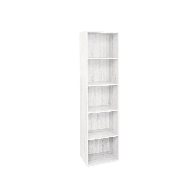 Scaffale libreria componibile 5 ripiani