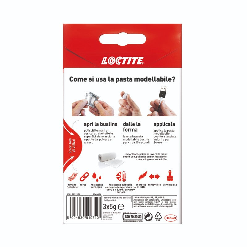 Loctite Kintsuglue pasta modellabile bianco - 3x5 g