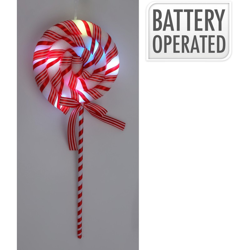 Decorazione Lollipop con 12led