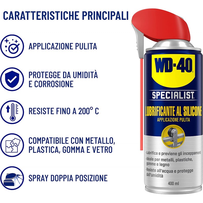 Lubrificante Al Silicone Ml 400 | WD-40