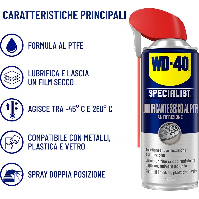 Lubrificante Secco Ptfe Ml 400 | WD-40