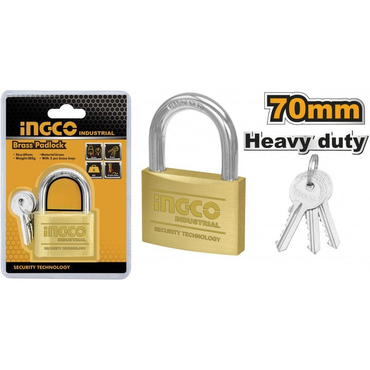 Lucchetto ad arco ottone 70mm