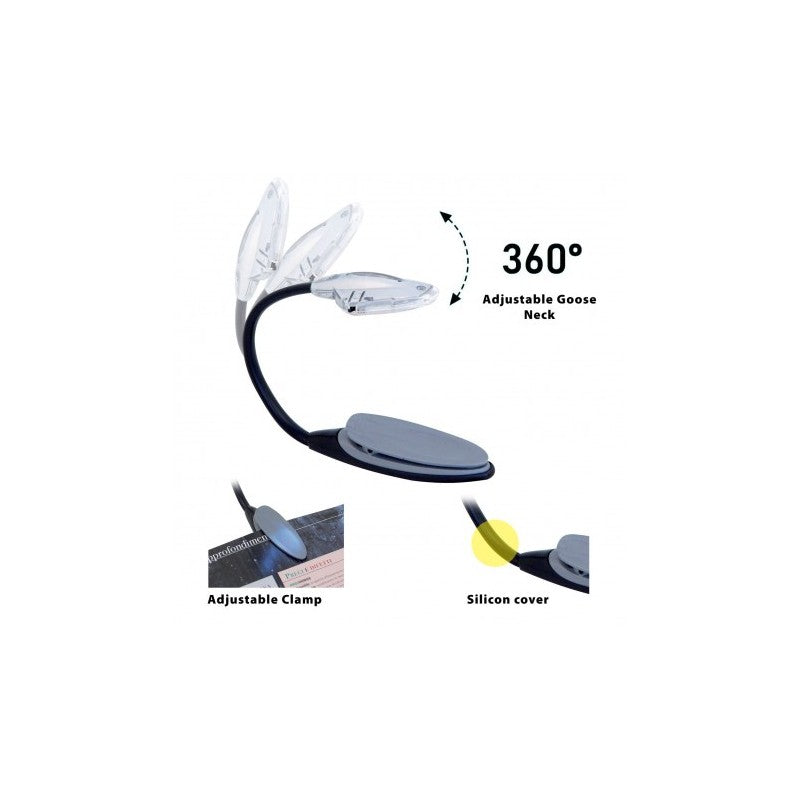 Luce da Lettura con pinza