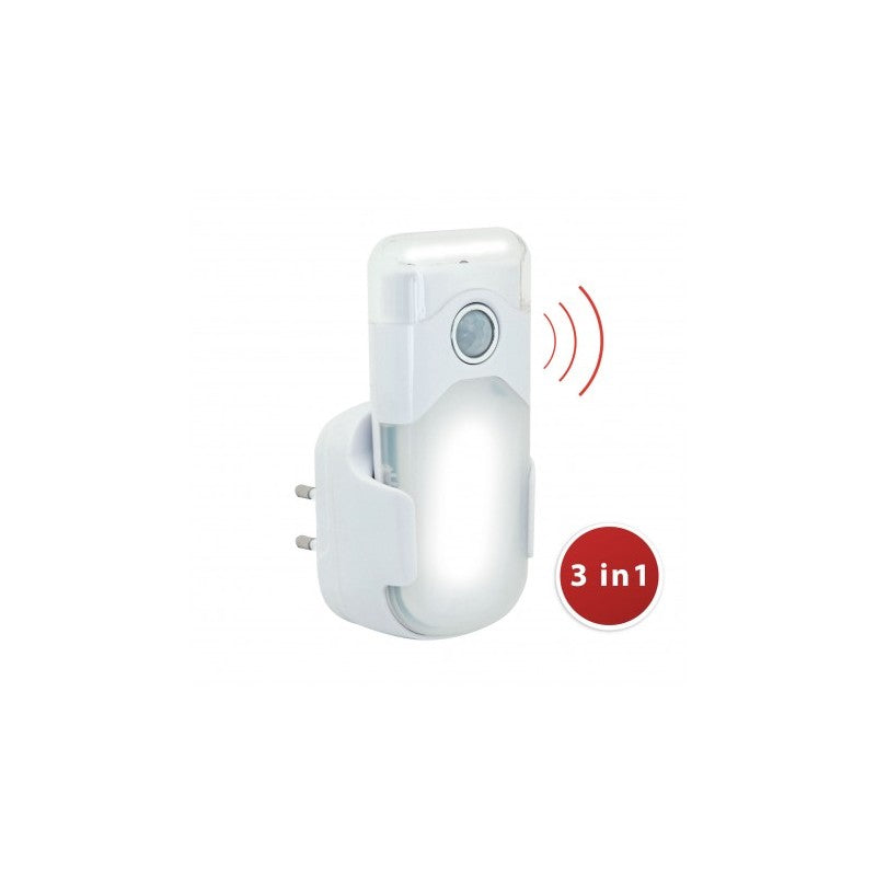 Luce Notte con pir Anti Black Out e Torcia