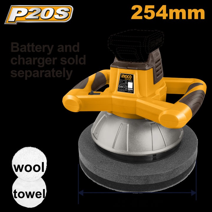 Lucidatrice a batteria 254mm