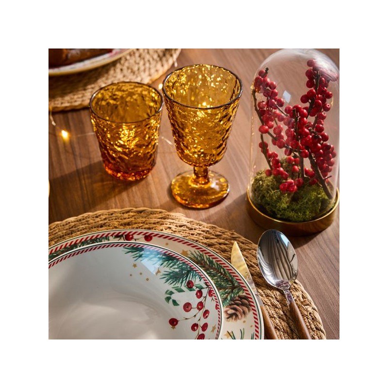 Madison Candy Christmas Serv. Tavola 18 Pz | Tognana