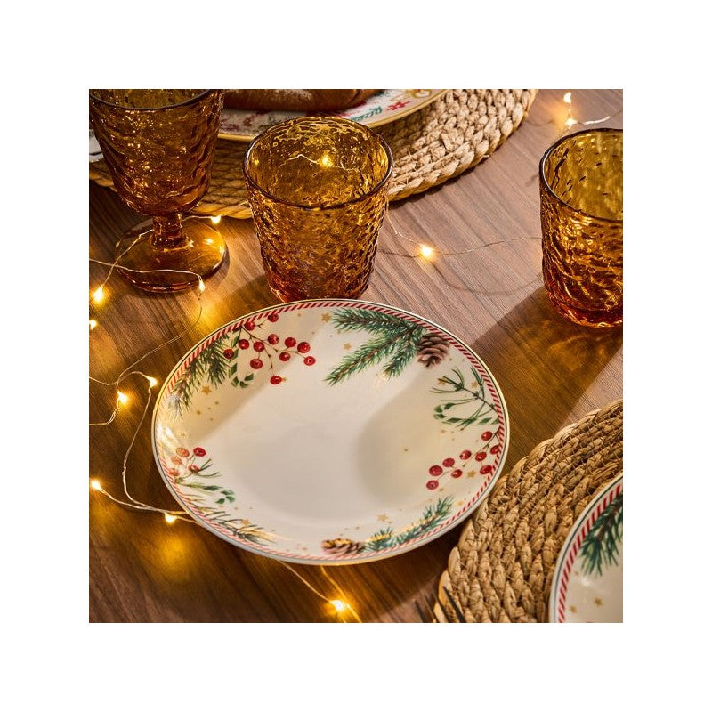 Madison Candy Christmas Serv. Tavola 18 Pz | Tognana
