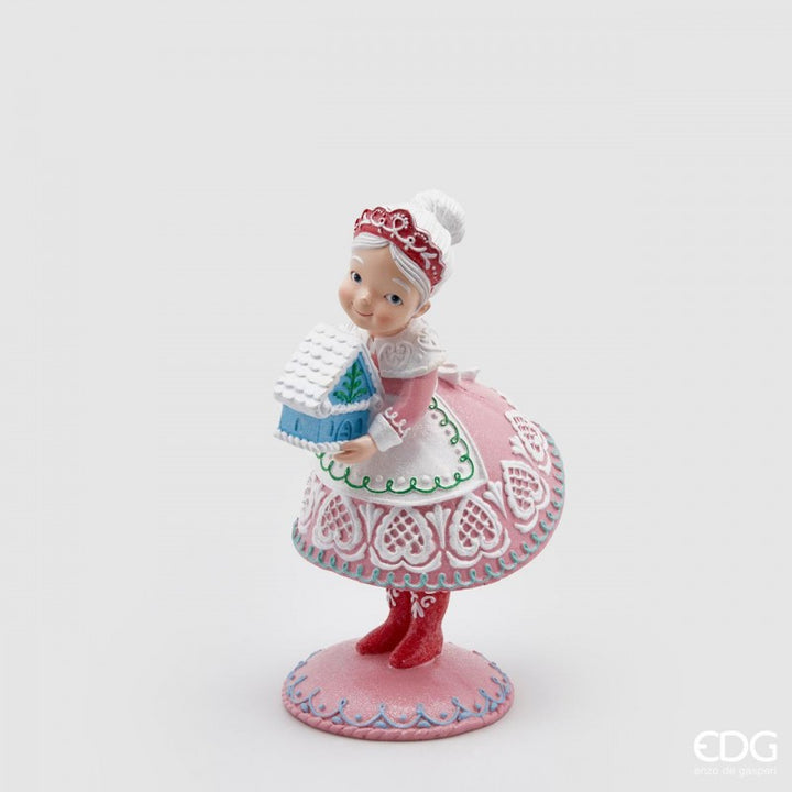Mamma Natale con Torta White Pink | EDG