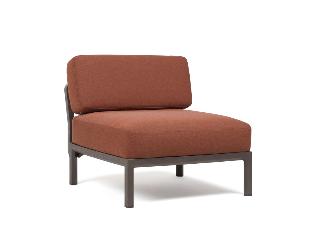 Maximo poltrona centrale terra-cannella Nardi