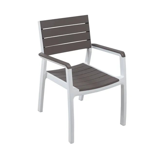 Poltrona da giardino grigio/bianco Harmony - Perrone Shop