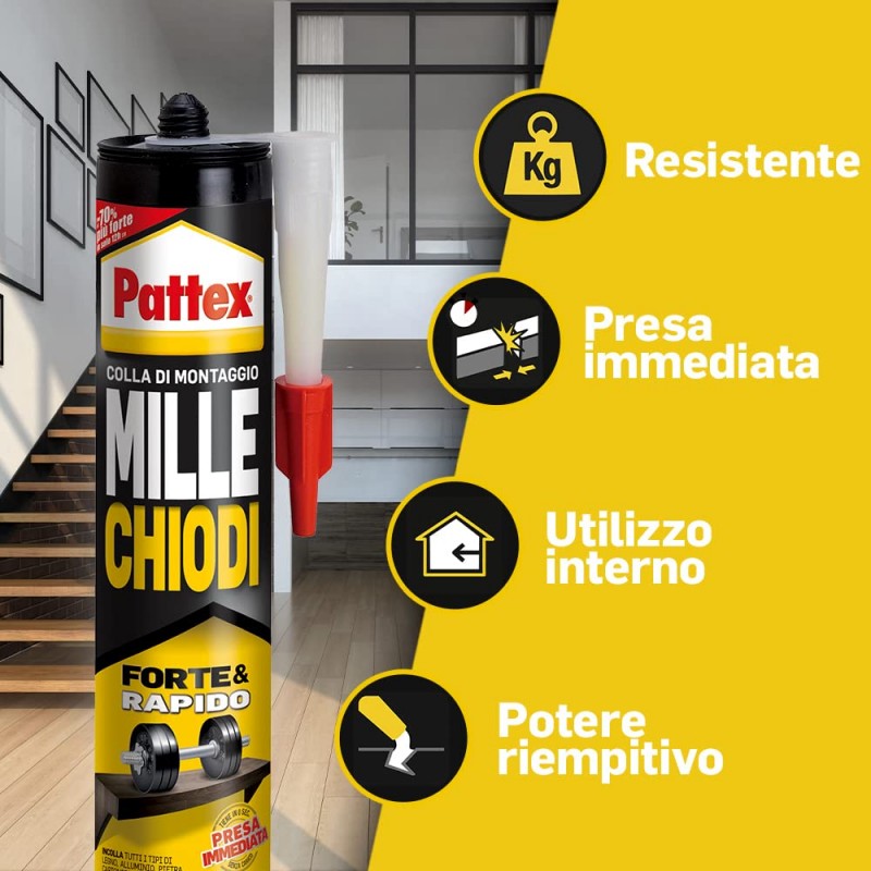 Millechiodi forte rapido 400 gr | Pattex