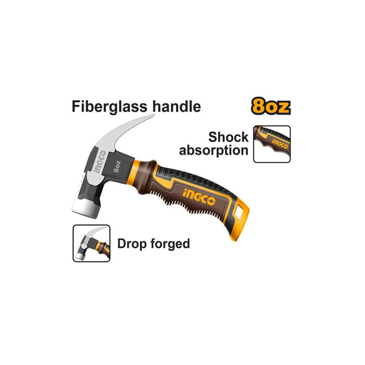 Mini Martello Ad Artiglio 220gr Impugnatura In Vetroresina