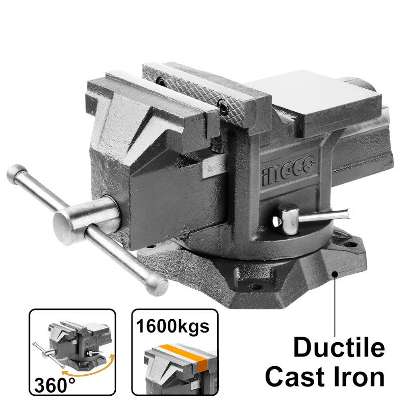 Morsa da banco girevole Ingco