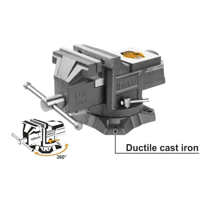 Morsa da banco girevole Ingco